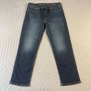 NEW American Eagle Jeans Men 32x30 Athletic Fit Airflex + Stretch Denim Dark NWT